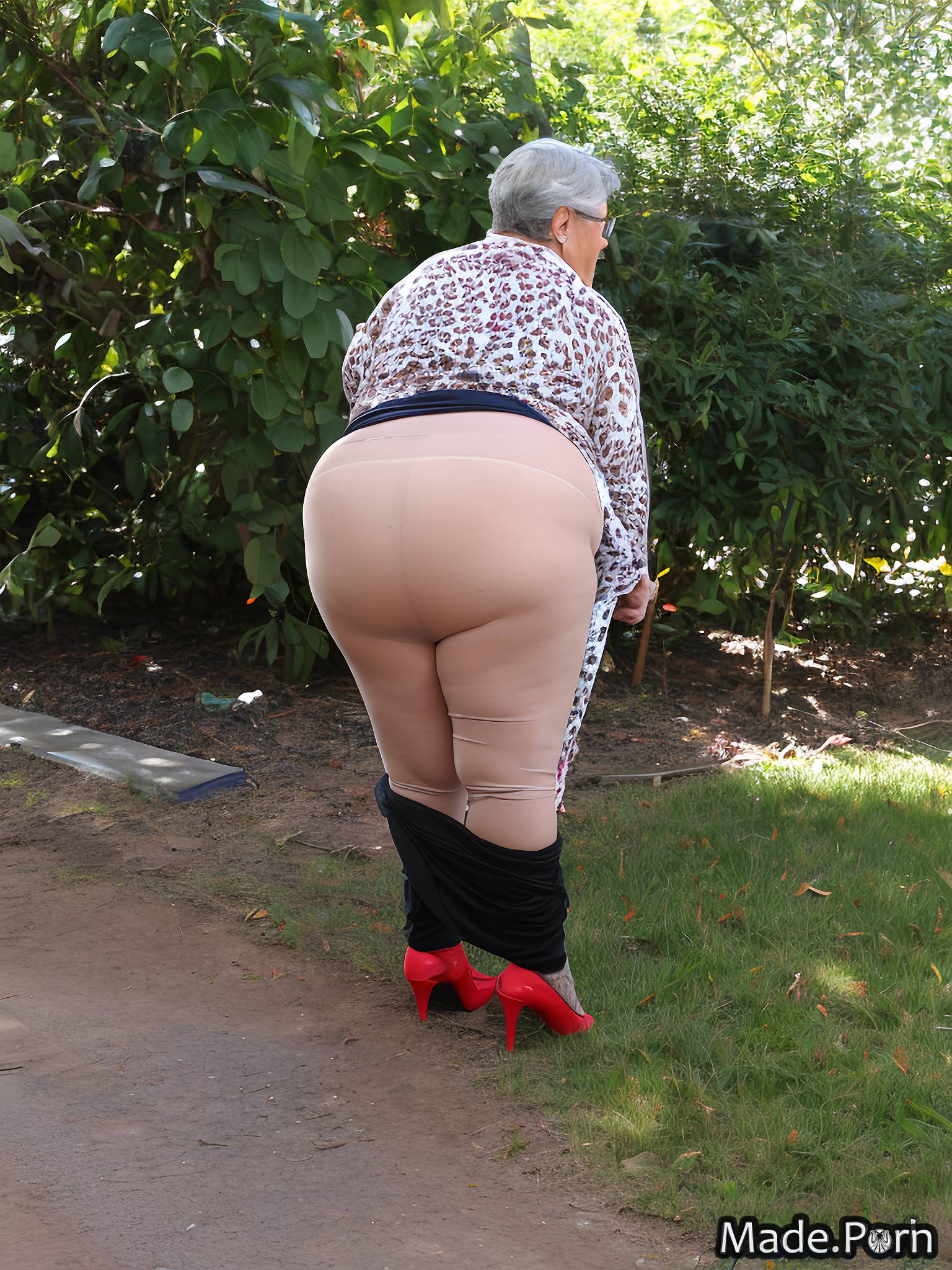 from behind ssbbw big ass back view fat photo pantyhose